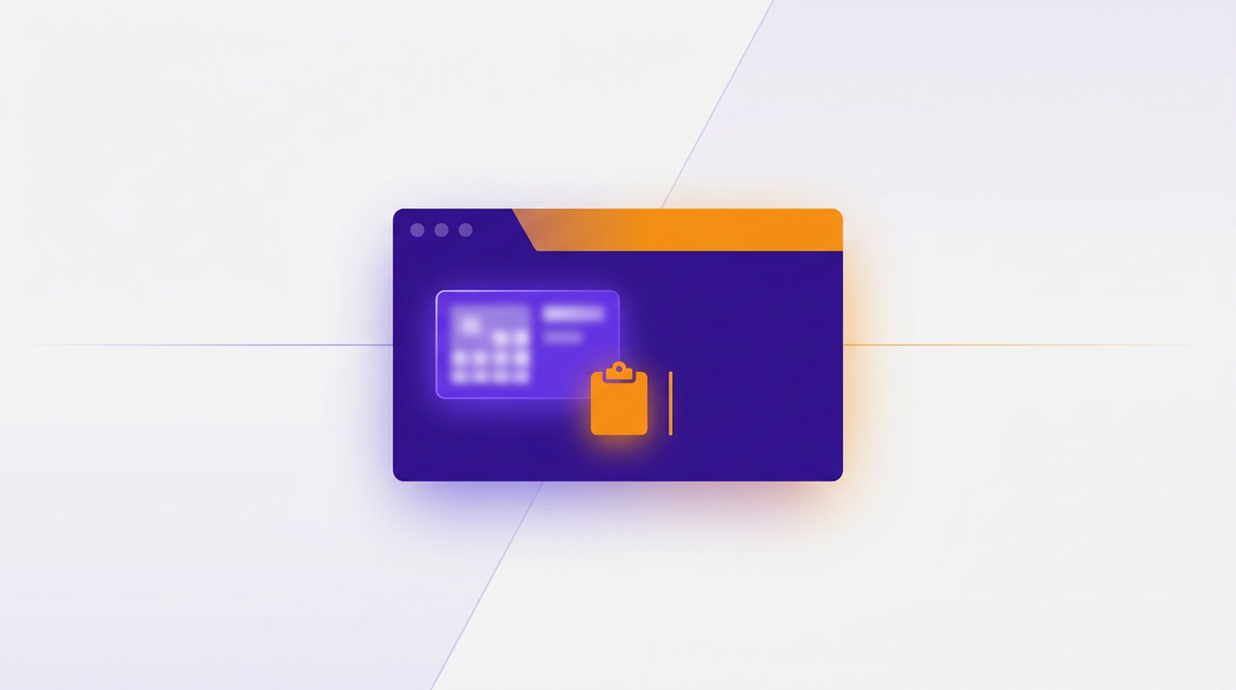 Illustration of a screenshot being pasted into a command line panel