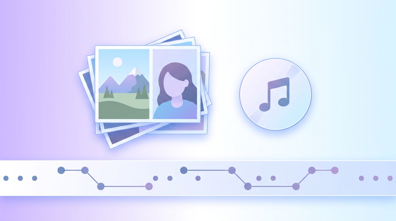Photos, music and a timeline gathered before starting