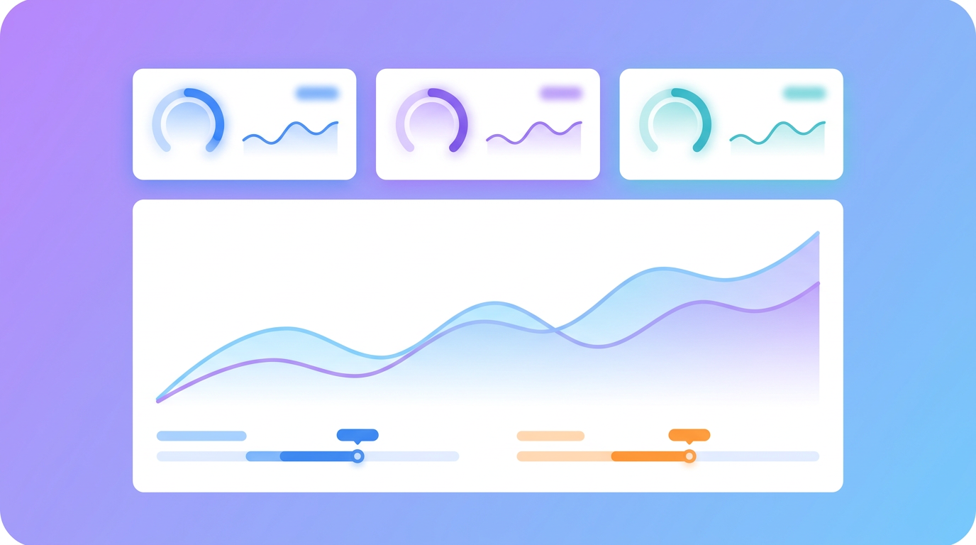 Ad performance metrics on a results dashboard